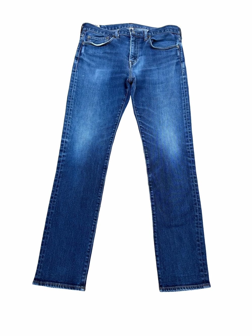 J.CREW 484 Jeans Mens 33x32 Medium Wash 100% Cotton Tapered